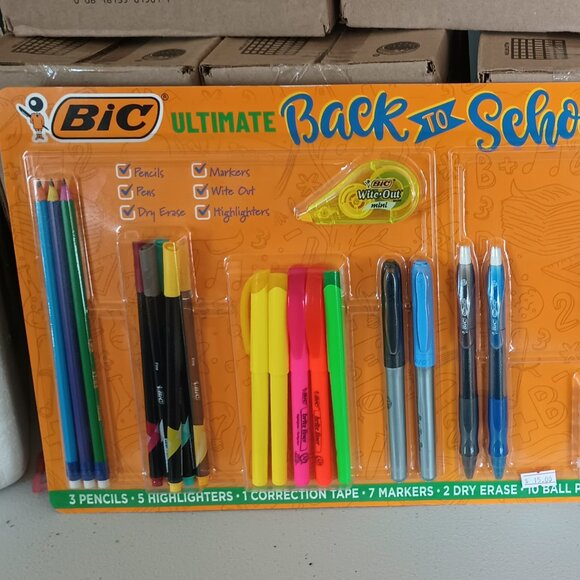 NEW BIC Ultimate Back-to-School Assorted Essentials Kit, 42-Count - Picture 13 of 14